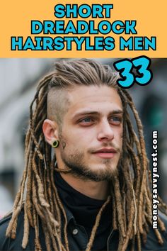 Find the best short dreadlock hairstyles for men, including easy loc ideas for everyday wear. Perfect for black and white hair, these styles combine bold trends with classic looks.