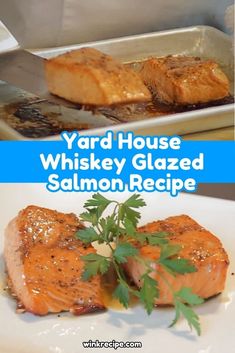 Yard House Whiskey Glazed Salmon Recipe - Wink Recipe Yard House Whiskey Glazed Salmon, Whiskey Glazed Salmon, Duck Donuts Recipe, Spicy Pickle Recipes, Bourbon Glazed Salmon, Whiskey Glaze, Whiskey Sauce, Salmon Glaze Recipes, Sauce For Salmon