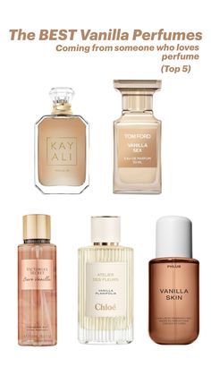 #vanilla #perfume #fragrance #inspiration #vanillagirl #cleangirl #trending #aesthetic Good Vanilla Perfume, Burberry Goddess Perfume Layering, Sweet Vanilla Perfume, Coconut Vanilla Perfume, Best Vanilla Perfume, Vanilla Perfumes, Bathroom Routine, Vanilla Smell, Trending Aesthetic