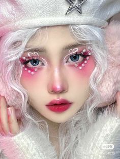 Makeup Halloween Clown, Scary Halloween Makeup Looks, Jester Makeup, Mekap Mata, 20 Makeup, Magical Makeup, Barbie Makeup, Swag Makeup