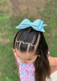 Toddler Hairstyles Girl Fine Hair, Cute Toddler Hairstyles, Girly Hairstyles, Easy Little Girl Hairstyles, Easy Hairstyles For Kids, Lil Girl Hairstyles, Hair Color Crazy