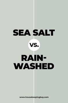 the words sea salt and rain - washed are shown