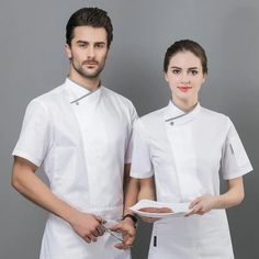 SPECIFICATIONSBrand Name: PopovychMaterial: COTTONMaterial: POLYESTERUsage: Food ServiceItem Type: Chef JacketsOrigin: Mainland ChinaCN: ZhejiangModel Number: TSM6012Gender: MENMaterial: High Quality of Cotton+PolyesterFeatures: Left pocket, Cross Collar, Pure ColorAdvantages: Durable, quick-drying, wrinkle resistant, soil-release, breathableColors: White/Black/Red/BlueOccations: Great for uniform, work clothes of restaurant hotel and other cook Note: 1.Plz check the size chart before purchasing.2.Because of lighting and display, there will be a little color difference, please understand. 3.It is Manual measurement by hands.Please allow 2-3cm by different from the size Waiter Uniform, Uniform Work, Pocket Cross, Short Sleeve Jacket, Coat Men, Long Sleeve Jacket, Sleeve Jacket