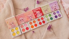 Milk Mini Eyeshadow Palettes Series Makeup Palette Collection, Indie Makeup Brands, Butterfly Hair Accessories, Hello Kitty Makeup, Kawaii Makeup, Beauty Glazed, Makeup Eyeshadow Palette, Makeup Package, Couch Design