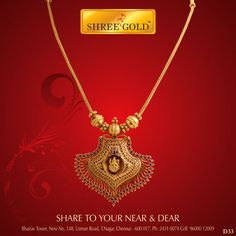 Thali Chains, Gold Neckles, Tanishq Jewellery, Necklace 2023, Gold Necklace Wedding, Neck Pieces Jewelry