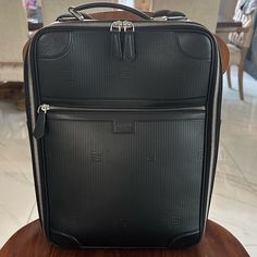 Go To Work Or Travel In Style With This Leather Embossed Medium Size Fendi Backpack. In Great Condition. Retails For $1,530 Condition Details Light Creasing And Scuffs On Exterior, Minor Wear On Straps And In Interior, Scratches On Hardware. Size And Fit 11"W X 16"H X 6"D 2" Handle Drop 8-18" Strap Drop Brand Code 7vz062 Agor 219 4927 Fendi Backpack, Go To Work, Travel In Style, 6 D, D 2, Fendi Bags, Going To Work, Travel Style, Embossed Leather