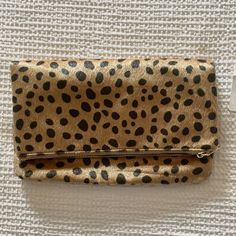 *New* Vici Brand -Clutch & Crossbody -Leopard Print -Textured Faux Fur Body -Zipper -Fully Lined -Detachable Gold Chain -Interior Pocket -Magnetic Button Approx. Measurements: Folded: 12.5”L X .5”W X 7.5”H Unfolded: 13.5" Chain Length: 47" New With Tags From Smoke-Free & Pet-Free Home Party Crossbody Clutch With Gold-tone Hardware, Everyday Gold-tone Clutch Box Bag, Trendy Leopard Print Clutch Bag, Chic Leopard Print Clutch Bag, Square Evening Clutch With Gold-tone Hardware, Designer Clutch With Gold-tone Hardware, Crossbody, Black Clutch With Gold-tone Hardware, Black And Tan, Chain Lengths