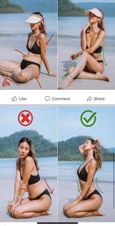 Pose Fotografi, 사진 촬영 포즈, Beach Pictures Poses, Beach Photography Poses, Posing Tips, Photography Posing Guide, Foto Tips, Stylish Photo Pose, Best Poses For Pictures