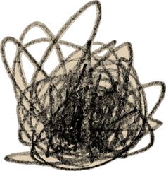 a drawing of an object that looks like it is made out of wire and paper