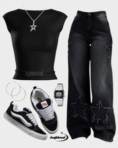 Outfit ideas Outfit Inspo Casual, Shirt Y2k, Simple Trendy Outfits, Tomboy Fashion, Teenage Fashion Outfits