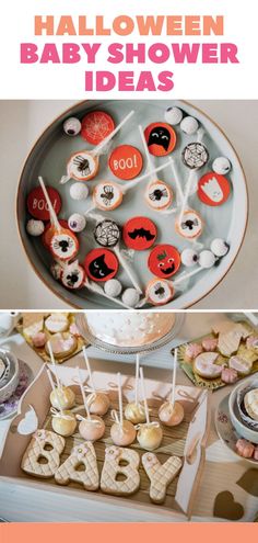 halloween baby shower ideas and desserts for the kids to enjoy in their house or at home