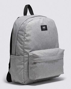 The Old Skool Backpack is a favorite for good reason. This classic backpack features an all-purpose, two pocket design with an organizer in the front, a slip-in interior pocket, laptop sleeve that fits most 15'' laptops, and a side water bottle pocket.  Large main compartment Front pocket with organizer Laptop sleeve that fits most 15'' laptops (laptop not included) Water bottle pocket Padded shoulder straps Capacity: 22 Liters Classic Backpack, Old Skool, Pocket Design, Laptop Sleeve, Laptop Sleeves, Front Pocket, Shoulder Straps, Water Bottle, Old Things