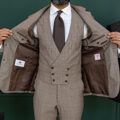 #menssuits #menswear #mensthreepiecesuit #mensfashion #brownsuit Bespoke Suits, Custom Suits, Bespoke Suit, Brown Suits, Custom Suit, Vests Mens, Men’s Suits, Three Piece Suit, Vest Fashion