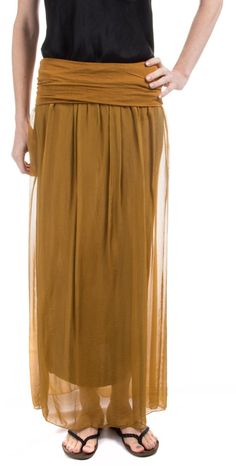 Solid Silk Long Skirt with Under Layer and Waist Band. 100% Silk One Size Fits All Made in Italy Silk Long Skirt, A Name, Waist Band, Long Skirt, One Size Fits All, Style Me, Timeless Fashion, Maxi Skirt, Midi Skirt