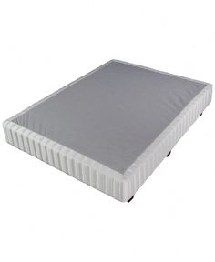 an image of a mattress with no sheets on it