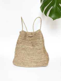 A unique piece, handmade to order specially for you, by artisans from Santander, Colombia. This is a beautiful, simple and stylish backpack 100% made of Fique natural fiber. It is the perfect summer accessory to be used out in the city or at your favorite vacation spot. It has two easy to carry shoulder straps that also serve as a drawstring closure. Super practical and lightweight, you will want to carry it around everywhere you go! Approximate Dimensions:Height: 13.8" / 35 cmWidth: 12.6” / 32 Rectangular Backpack For Beach, Casual Tote Backpack For Vacation, Casual Backpack Tote For Vacation, Summer Daily Use Shoulder Backpack, Summer Beach Backpack In Tote Shape, Summer Beige Shoulder Bag Backpack, Summer Rectangular Backpack For Daily Use, Casual Beach Tote Backpack, Beige Shoulder Bag Backpack For Summer