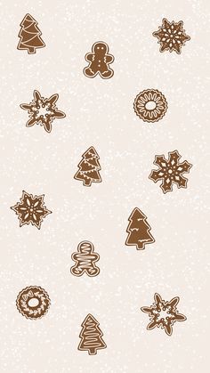 christmas cookies and candies on a white background