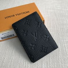 A pocket wallet in Taurillon leather embossed with the classic Monogram motif. Small in size but generous in capacity, it includes functional designs such as pockets and card slots. Size: 11×8cm Luxury Formal Card Holder With Embossed Logo, Rectangular Card Holder With Embossed Logo For Formal Use, Formal Rectangular Card Holder With Embossed Logo, Luxury Compact Trifold Wallet, Black Leather Card Holder With Embossed Logo, Luxury Card Holder With Embossed Logo For Business, Luxury Business Card Holder With Embossed Logo, Luxury Compact Trifold Wallet With Coin Pocket, Rectangular Business Wallet With Embossed Logo