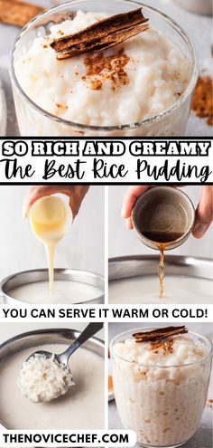 how to make the best rice pudding