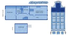 the floor plan for an apartment building