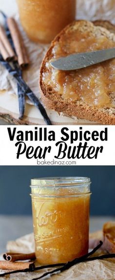 an image of vanilla spiced pear butter