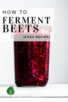 With just four ingredients, this beetroot relish is a breeze to make. Apples bring a punch of sweetness to earthy beets while horseradish offers the mildest touch of heat. Unlike traditional relish, which acquires its sourness from vinegar, this relish is fermented for plenty of deep flavor. Lactofermentation Recipes, Preserve Beets, Fermented Beets, Fermented Foods Benefits, Beetroot Relish, Fermented Food Recipes, Homemade Sauerkraut, Gut Healing Recipes