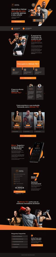 an orange and black web page with many different screensavers on the bottom right hand corner