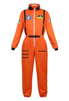 PRICES MAY VARY. Astronaut spaceman costume for women, made of high quality polyester, full length body jumpsuit, long-sleeve flight costume featuring zip front and patches on sleeves and chest,extremely comfortable padded PU collar and convenient hook&loop, etc. The realistic look makes you feel like a real astronaut. Give you the best experience with this astronaut costumes. Easy to wear and move relaxly, suit for the most people, put on this spacesuit and take a space trip with your friends, Spaceman Costume, Space Suit Costume, Kids Astronaut Costume, Astronaut Halloween Costume, Astronaut Halloween, Fancy Jumpsuit, Space Costumes, Astronaut Suit, Astronaut Costume