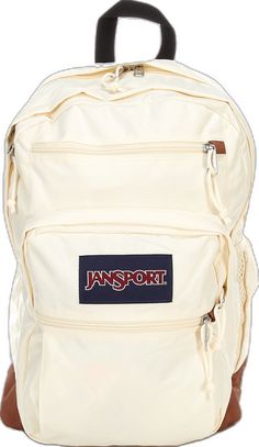 Casual Student Backpack With Functional Pockets, White Backpack With Pockets For Back To School, White Travel Backpack With Pockets, Casual School Backpack With Water Bottle Pocket, White Rectangular Backpack For Outdoor, Rectangular Backpack With Functional Pockets For School, Functional Student Backpack With Pockets, Back To School Backpack With Water Bottle Pocket, Back To School Backpack With Side Pockets