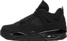 Black Breathable High-top Air Jordan 4, Black Air Jordan 4 High-top Breathable, Black Breathable Air Jordan 4 For Sports, Black Air Jordan 4 Breathable For Sports, Sporty Black Air Jordan 4 For Sports, Casual Black Air Jordan 4 For Sports, Black High-top Air Jordan 4 For Sports, Black Air Jordan 4 High-top Sneakers, Black Air Jordan 4 Casual Sports Shoes