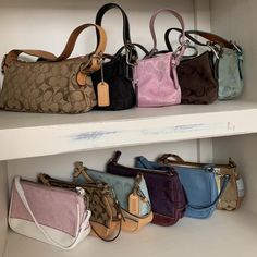 Vintage Coach Demi Hampton purses and bags coach collection aesthetic manifestation goals y2k style 2000s Purse Collection Aesthetic, 2000s Bags, Manifestation Goals, Aesthetic Manifestation, Coach Purses Outlet, Collection Aesthetic, Vintage Coach Bag