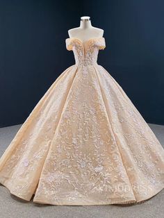 Gold Ball Gown, Off The Shoulder Prom Dress, Kids Prom Dresses, Red Ball Gowns, Champagne Quinceanera Dresses, Flower Prom Dress, White Ball Gowns, Lace Applique Wedding Dress, Blue Ball Gowns