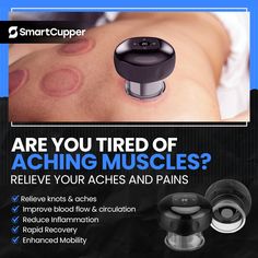 Are you tired of living with constant muscle pain and soreness? Say goodbye to aches and pains with Smart Cupper, a revolutionary product that harnesses the power of cupping therapy. Whether you suffer from back pain, neck pain, leg pain, or any other type of muscle pain, it can help provide natural relief. With regular use, it can improve flexibility, reduce inflammation, and even aid in weight loss. Add Smart Cupper to your fitness journey and take your body to the next level. smartcupper.com Parts Of Body, Vacuum Therapy, Mo Money, Improve Flexibility