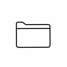 a black and white line drawing of a card holder with a credit card slot in it