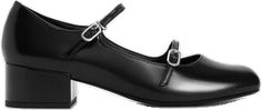 Classic Black Mary Janes For Formal Occasions, Black Block Heels With Buckle For Formal Occasions, Black Block Heels With Buckle Closure For Formal Events, Formal Black Mary Janes With Branded Heel, Classic Formal Block Heels With Buckle Closure, Classic Block Heels With Buckle Closure For Formal Occasions, Black Mary Jane Block Heels For Formal, Black Block Heel Mary Janes For Formal Occasions, Charles Keith