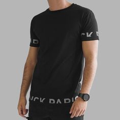 Black Pattern Tee | Blvck Paris Best Black Outfits, Blvck Paris, Streetwear Accessories, Stripe Tee, Black Side, Shirt Sale, Striped Tee, Black Pattern, Luxury Streetwear