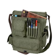 Rothco Canvas M-51 Engineers Field Bag — Luminary Artist Bag, Field Bag, Diy Sac, Stil Inspiration, Pens Pencils, Birdwatching, 가을 패션, Cute Bags, Outfit Casual