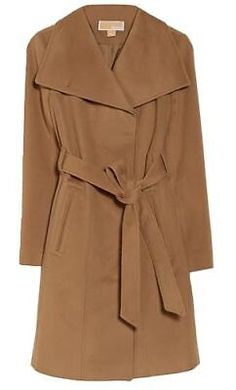 Find ideas๏ฟฝand inspiration for Michael Michael Kors Wool Blend Belted Wing Collar Solid Camel Wrap Coat New, Fashion Womens Coats Jackets Belted Wrap Coat, Michael Kors Shop, Wing Collar, Wrap Coat, Camel Coat, Blue Flats, Wool Blend Coat, Designer Clothes For Men, Engineered Garments