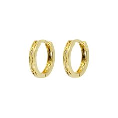 18K Gold Plated 925 Sterling Silver Patterned Hoop Earrings (12mm / 14mm Open design, patterned earring complete throughout the whole hoop. Please let us know if you have a custom design in mind :) Gold Plating will last around 1-2 years. Please keep away from perfume. ✔️925 sterling silver ✔️Ideal for daily wear ✔️Comfortable fit & Lightweight ✔️Unique Pattern design Please note: we cannot accept returns for earrings due to hygiene reasons. Earring size: 12mm - 12mm outer diameter. Please measu Mens Gold Hoop Earrings, Mens Hoop Earrings, Hoop Earrings For Men, Earrings Mens, Mens Earrings, Mens Earrings Hoop, Dangle Hoop Earrings, Earrings For Men, Cubic Zirconia Jewelry