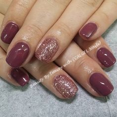 I love this plum color Plum Pedicure Toenails, Early Fall Manicure, Mulberry Nail Color, Nail Color To Go With Burgundy Dress, Berry Colored Nails Designs, Plum Nail Ideas, Mauve Nails With Accent, Maroon Fall Nails Burgundy, Fall Nails Purple