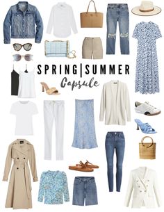 Spring Holiday Capsule Wardrobe, Holiday Outfits Spring, Summer Wardrobe Capsule, Italy Ootd, Portugal Holiday, Wardrobe Challenge, Capsule Wardrobe Women, Spring Summer Capsule Wardrobe, Grandma Fashion