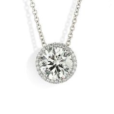 3.5 Carats Round Diamond Lady Necklace Pendant Gold White 14K Necklace Designs Diamond, Jewellery Diamond Necklace, Most Expensive Diamond, Diamond Necklace And Earrings, Diamond Necklace Jewelry, Lady Necklace, Round Diamond Pendant, Black Diamond Necklace, Expensive Diamond