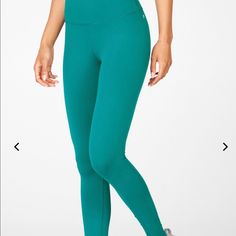 Size Medium Fabletics Leggings In A Teal. The Tag Photo Depicts The Color Most Accurately. There Is A Small Pocket In The Waist Band. Never Worn, Without Tags. In Perfect Condition. High Rise Athleisure Activewear For Loungewear, Fabletics Leggings, Tag Photo, Waist Band, Pant Jumpsuit, Blue Green, Pants For Women, Color Blue, Leggings