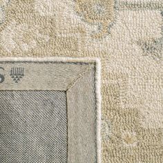 closeup of the corner of a rug