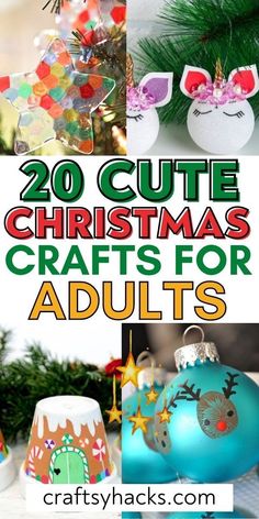 20 cute christmas crafts for teens that are easy to make and great for the holidays