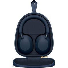 an earphone case with two headsets in it