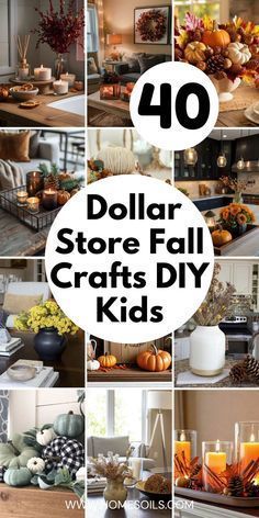 dollar store fall crafts diy kids are going to love this list for the home