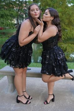 Black A-Line Short Party Dress Fitted Sequin Dress For Quinceanera, Prom Lace Mini Dress With Sequins, Lace Mini Dress With Sequins For Prom, Homecoming V-neck Dress With Corset Back, Sleeveless Sequined Corset Dress For Homecoming, Bridesmaid Mini Corset Dress For Prom, Mini Corset Dress For Bridesmaids And Prom Season, Fitted Tiered Mini Dress For Homecoming, Bridesmaid Corset Dress With Spaghetti Straps For Prom Season