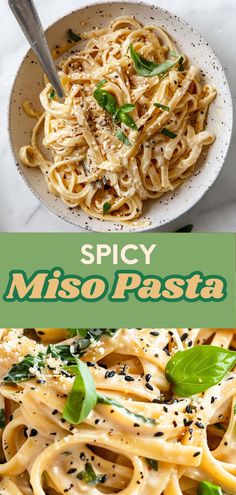 Spicy Miso Pasta