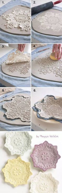 how to make lace doily with this step by step video instructions on how to do it